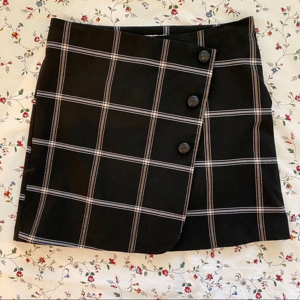 Plaid Mini Skirt